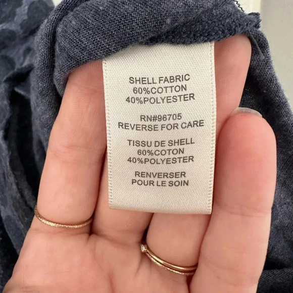 Rebecca Taylor Blue Animal Print Ruched Long Sleeve Knit Dress - Picture 7 of 8